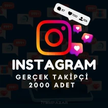 Instagram 2.000 Gerçek Takipçi